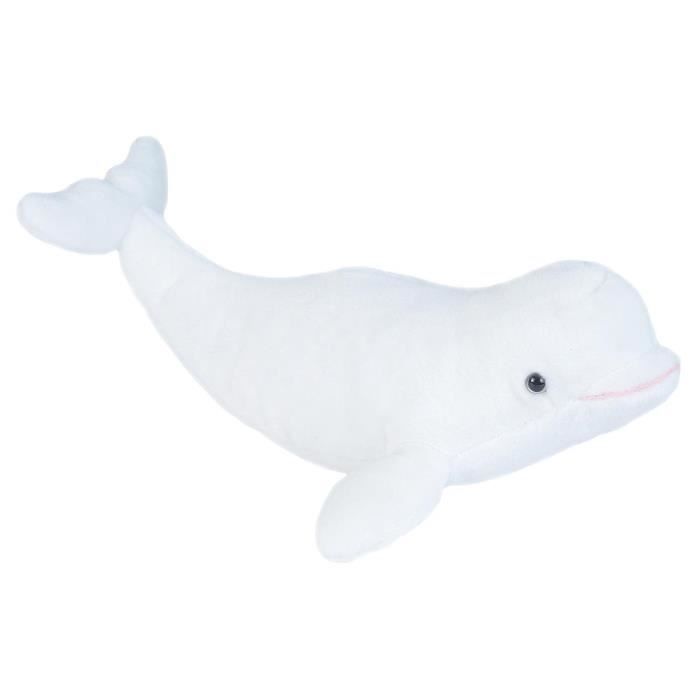 Jouet en peluche - wild republic - cuddlekins mini béluga - 20 cm - blanc - pour enfants