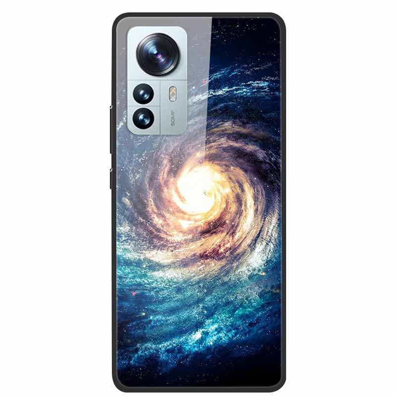 For Redmi Note 12S Case Tempered Glass Hard Back Cover for Xiaomi Redmi Note 12 Note12 Pro 4G 5G Phone Cases Note12S 12 S 12Pro