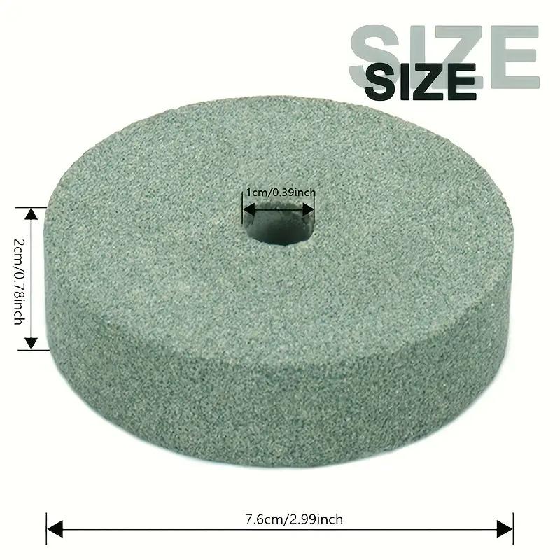 3 Zoll 75mm Schleifstein Polierscheibe Metallschleifpolierpad Polierräder für Tischschleifmaschine Metallbearbeitung