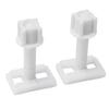 Toilet Hinge Screws White 2*Sliding Plates Accessories