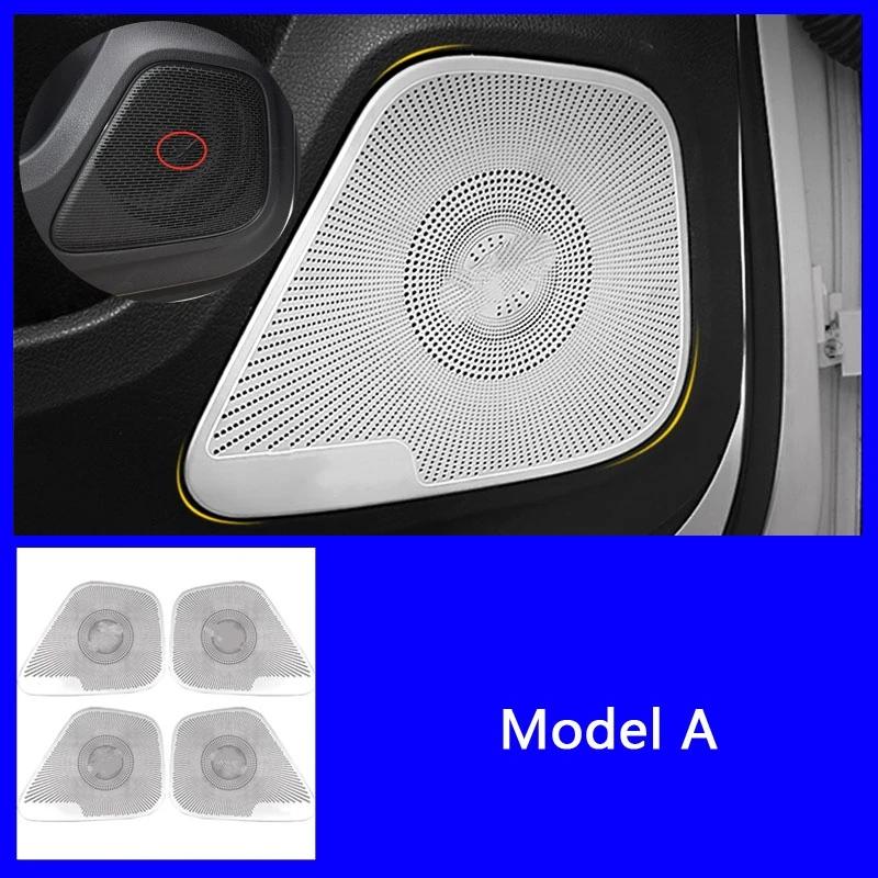 Car Door A Pillar Stereo Audio Speaker Cover Trim Decoration For Mercedes Benz CLA GLA GLB A Class C118 H247 X247 W177 -22