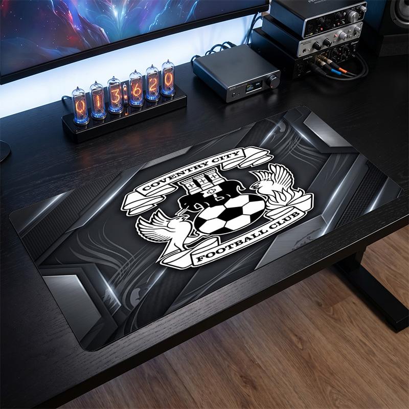 Coventry City Football Print Large Mouse Pad, Anti-Slip Extended Gaming Desk Mat for Office Home