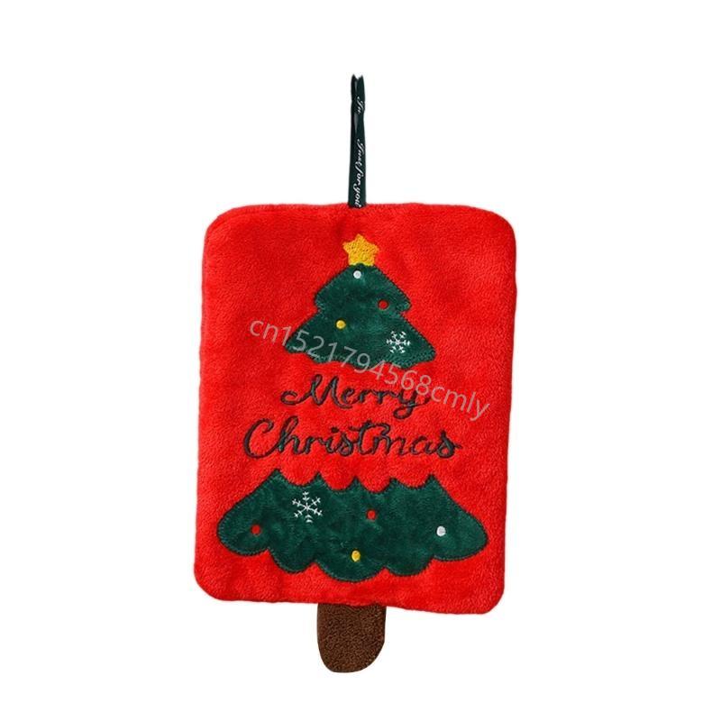 

Festival Cartoon Hand Towel Soft Corals Fleece Fabric Hanging 6XDE