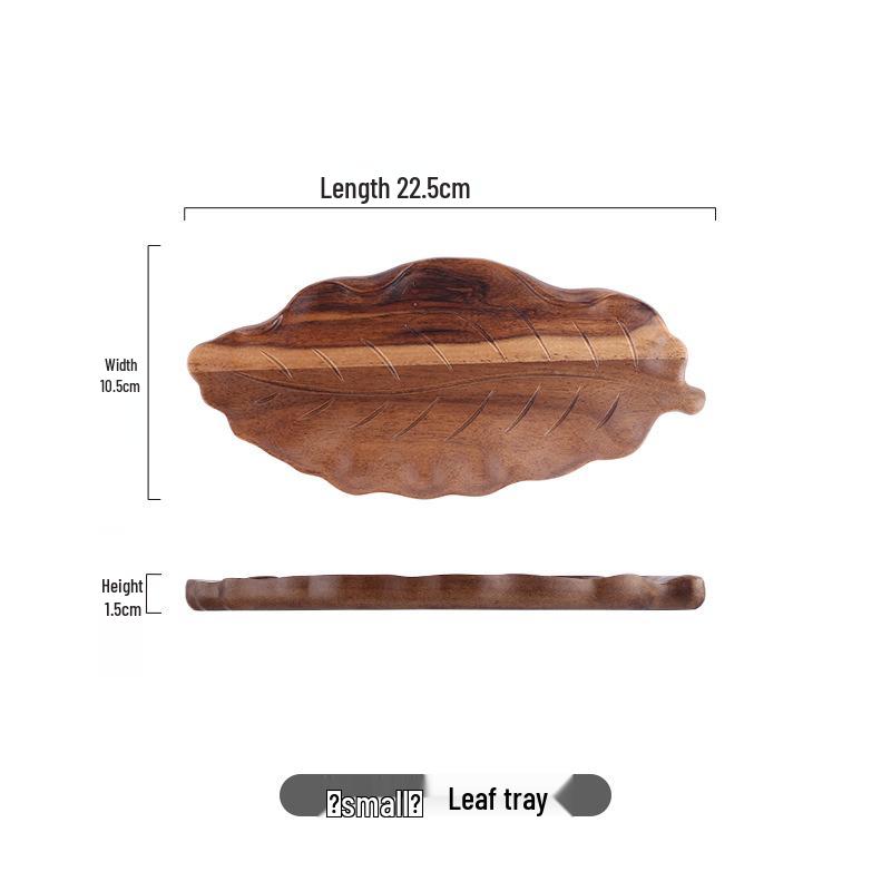 

Поднос для чая и выпечки из древесины личи и акации