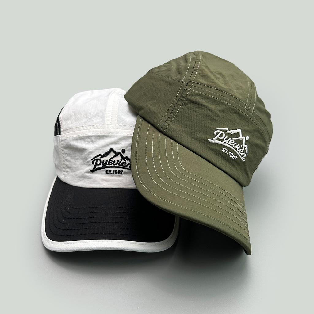 Outdoor Quick-Drying Contrasting Colors Embroidery Mountain Peak Letter Baseball Cap Men'S And Women'S Sunshade Travel Cap