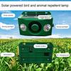 Beast Repellent Light Solar Warning Lights with Loud Volume Weather-Resistant Animal Repellent Light for Farm Field Courtyard