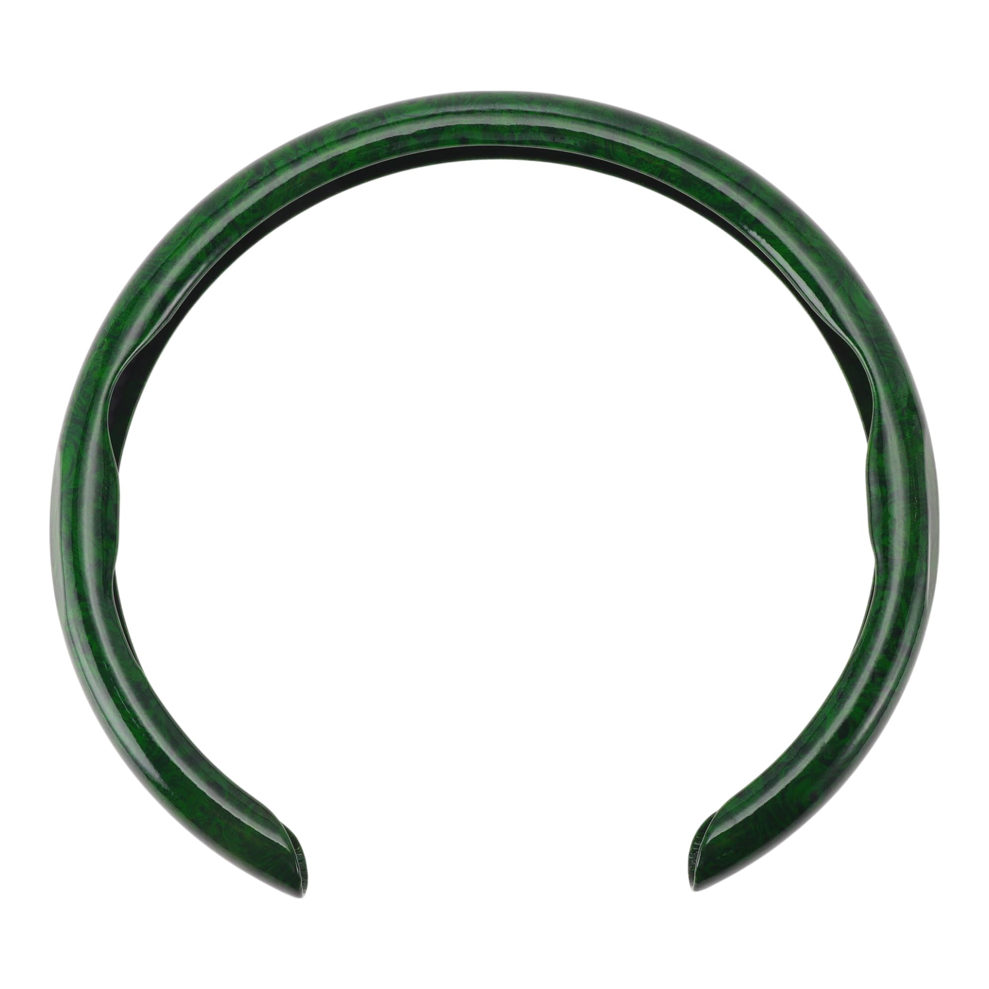 

X AUTOHAUX Универсальный Чехол на Руль Автомобиля из ПУ Синтетической Легкой Зеленой Персиковой 1 Штуки, Кожа, Прочный, Жаростойкий, 38 см, Установка, Текстура,