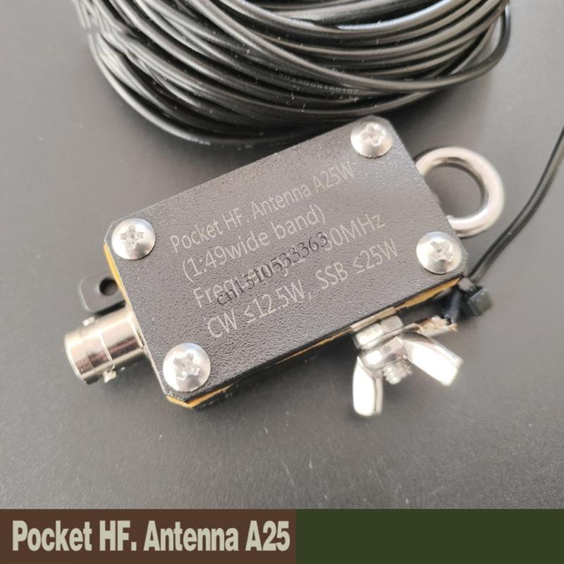 

090E Pocket Shortwave Antenna 1-30Mhz Inverted V Pocket High Frequency Antenna A25 China Mainland