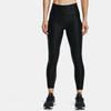 Under Armour Solid Color Printed Training Fitness Leggings Women Leggings Black 1361023-001
