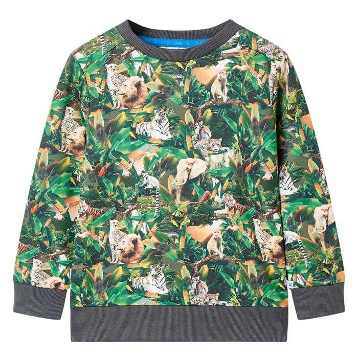 Sweatshirt pour enfants vieux pétrole 92/104/116/128/140