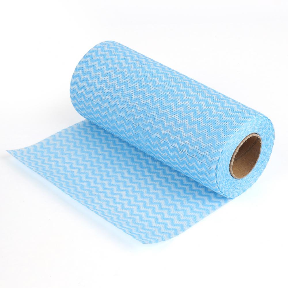 Cloths Outils Wavy Cleaning Non Woven For Home Reusable Kitchen Accessories Kitchen Towel De Nettoyage Wet And 1 Roll