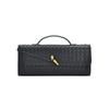 [Strict Selection] Niche Woven One-Shoulder Dinner Baguette Bag Fashionable Horizontal Clutch Bag Versatile Women'S Oblique Span Bag