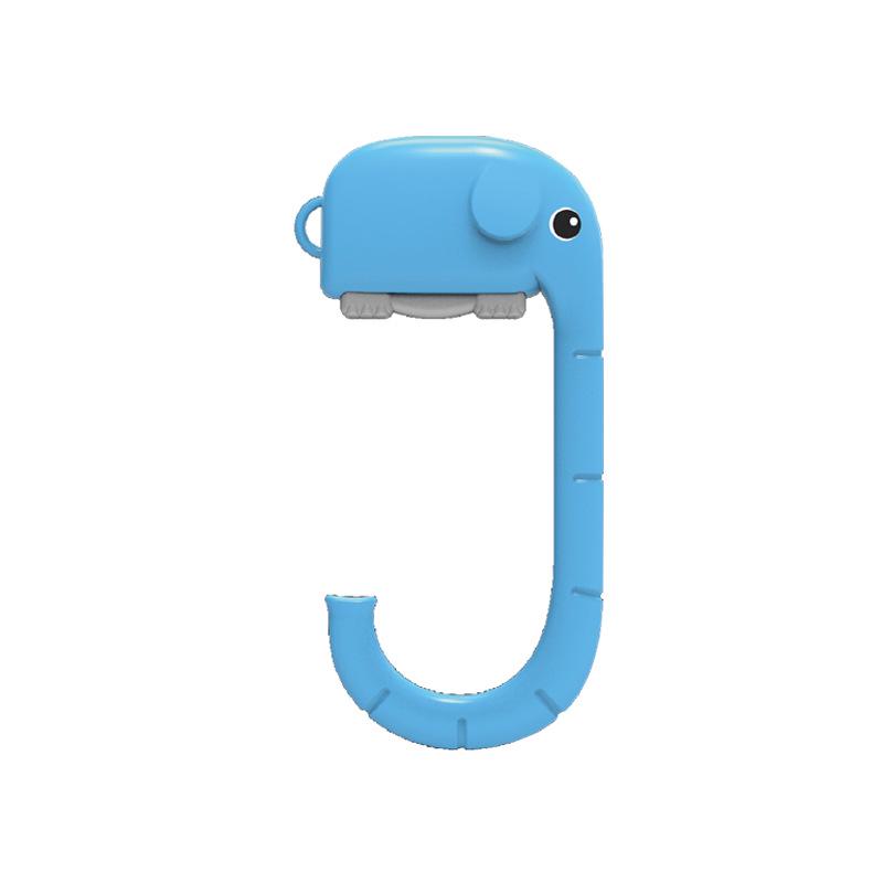 Plastic Bag Hook Portable Cute Elephant Hook For Hanging Decorative Table Purse Bag Hooks Wall Hanger Handbag Hook