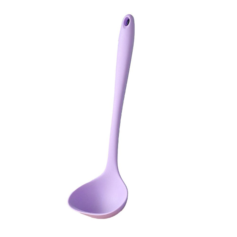 Round Wide Spoon Head Soup Ladle Non-scratch Pan Serving Scoop Cooking Scoop Daily Cooking