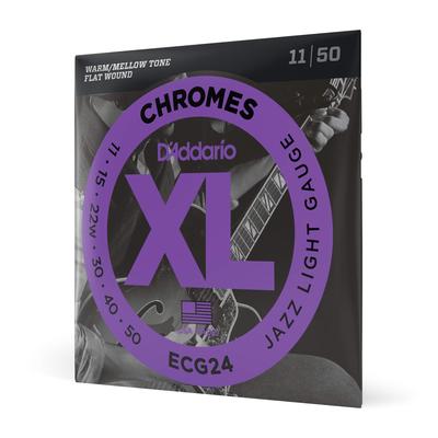 Jazz Light Flachdraht E-Gitarrensaiten ECG24 D'Addario .011-.050