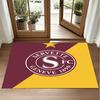 Servette FC Design Křišťálový Sametový Koberec Měkká Dekorativní Rohožka pro Ložnici Vstup