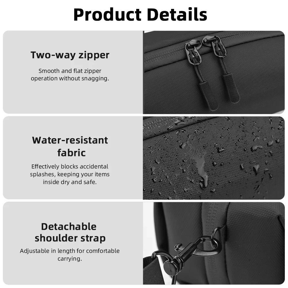 Two Way Zipper Crossbody Storage Bag for DJI Osmo 360 Pocket 4/3/2 Camera Accessories