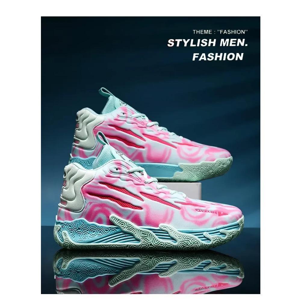 Scarpe da basket basse da uomo resistenti all'usura nuove per giovani guardia professionista combattimento reale assorbimento degli urti scarpe sportive taglia 36~45