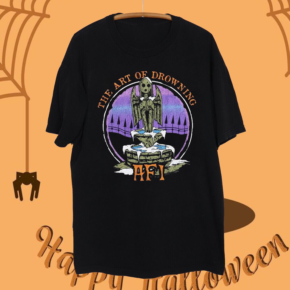 AFI Band the Art of Drowning Shirt, Halloween AFI Band T-shirt XXXL