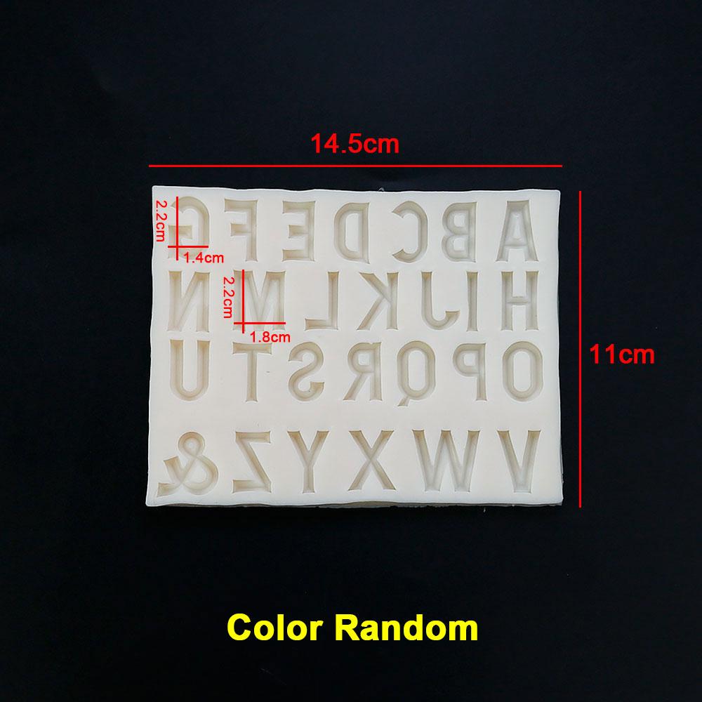 Silicone World 3D Letter Number Silicone Mold Cake Flipping Sugar Chocolate Cake Mold Baking Tools Alphanumeric Resin Molds
