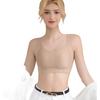 OEING Wireless Bra for Large Bust Women, No Trace, Side Support, Anti-Sagging, Soft Support, Ultra-Thin Sports Vest Bra