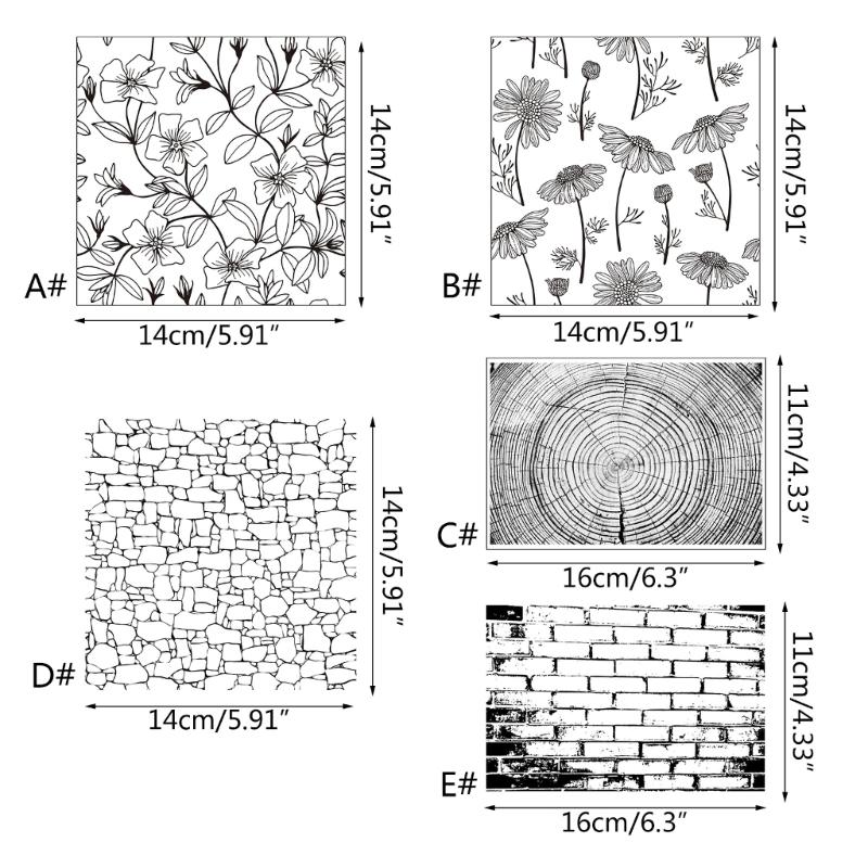 Flower Wall Silicone Clear Seal Stamp DIY Scrapbooking Embossing Photo Album Decorative Paper Card Craft Decoration