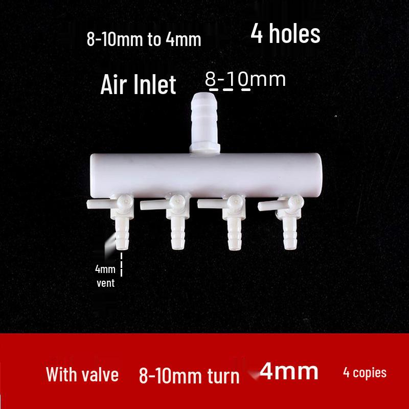 Aquarium Air Pump Connector & Aerator Manifold for Fish Ponds