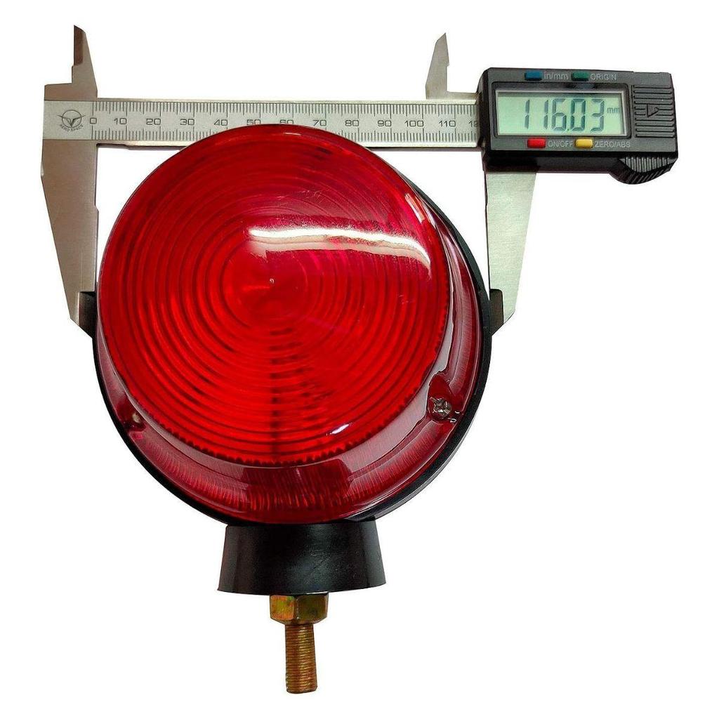 APSMOTIV Front Indicator Lamp Set with Double Face for TRAILER, TRUCK, LORRY, TIPPER Etc (Red/Red)