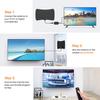 1 Set 3600 Miles TV Antenna High Gain HD-compatible Transmission Wide Range High-resolution Stable Output Signal Reception 4K 1080P