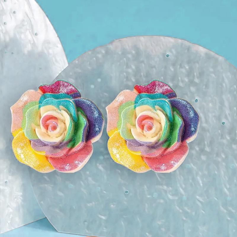 Luminous Rose Earrings and Ring Set