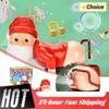 Festive Christmas Fun Santa Claus Bubble Machine with Music & Light Farting Soap Bubble Toy Novelty Xmas Kids Unique Gift