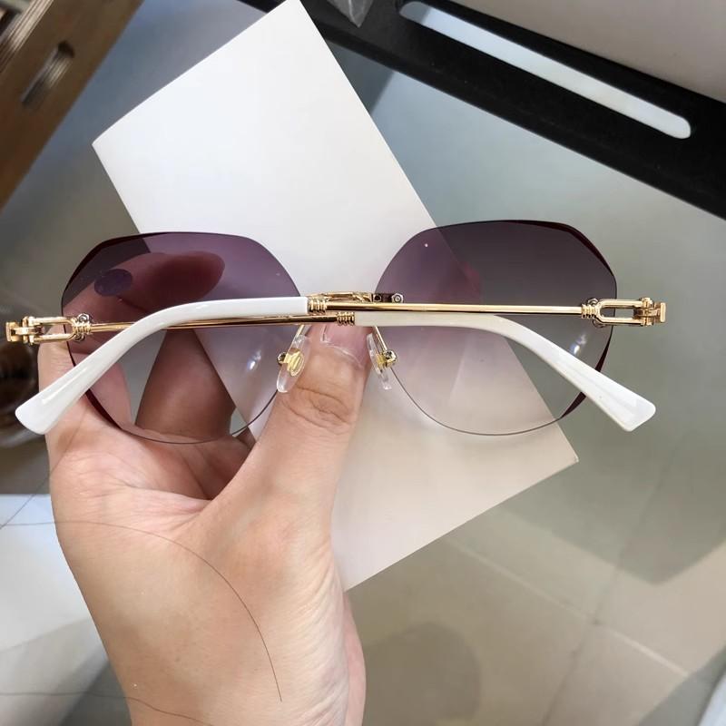 Ultraleichte randlose Lesebrille für Alterssichtigkeit Brille mit Dioptrie +1.0+1.5+2.0+2.5+3.0+3.5+4.0 Blaulichtfilter-Brille