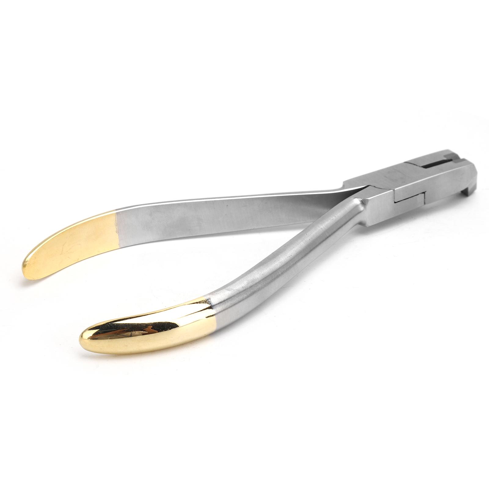 

Стоматологические ортодонтические щипцы из нержавеющей стали с противоскользящей ручкой Стоматологические щипцы для зубов Инструмент дантиста(Конец