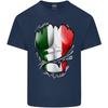 Gym Italian Flag Ripped Muscles Italy Unisexs Light Cotton TShirt