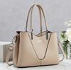 Womens Pu Large Tote Handbag With Top Handle And Shoulder Strap For Daily Commute