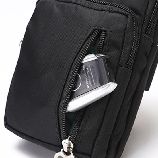 Sports Oxford Cloth Lightweight Mini Crossbody Pouch Women Phone Bag Arm Pack