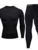 Men's 2025 Summer Outdoor Sports Long Sleeve Tight Fit Running & Cycling Set