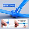 100 PCS Heavy Duty Nylon Universal Cable Tie Buckle Car Instrument Zip Ties  Workshop Use