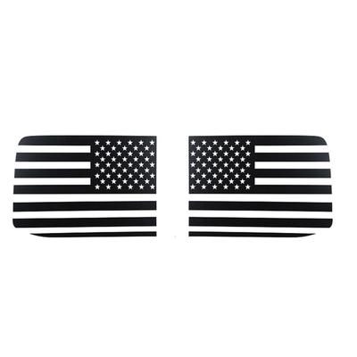 2 Aufkleber der amerikanischen Flagge für die Heckscheibe Ford F150
