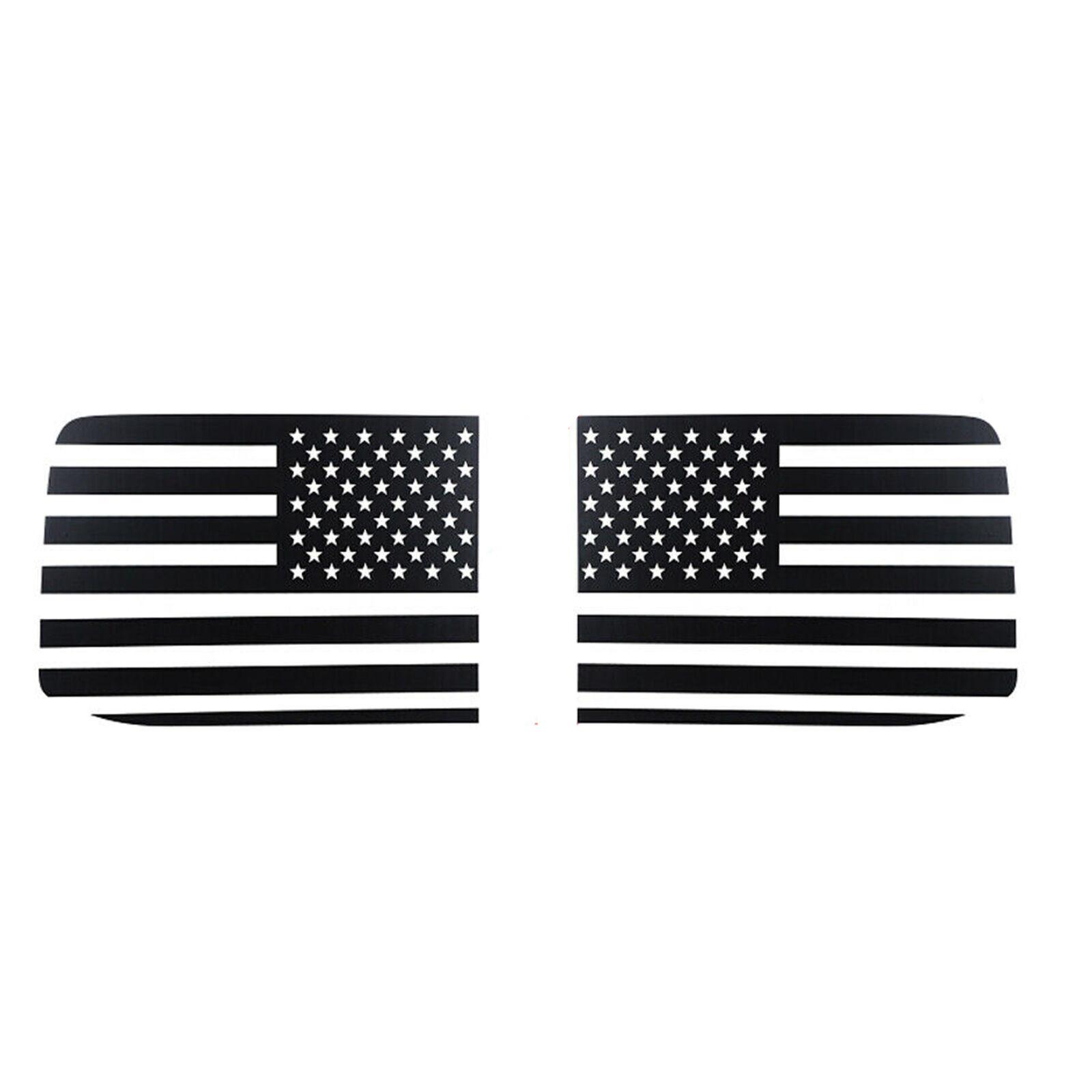 

2PCS Rear Window Decor Stickers American Flag Graphics Decal for F150 2015-2022