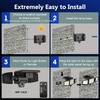 2Pack Outdoor Solar Lights, IP65 Waterproof,210LED 2500LM Motion Sensor Safety Lights for Porch, Garage, Yard Entrance, Patio