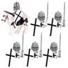 MOC Medieval Lion King Castle Knight Building Blocks Figure Accessories War Horse Cavalry Warrior Crusaders Toy Gift Bricks N029