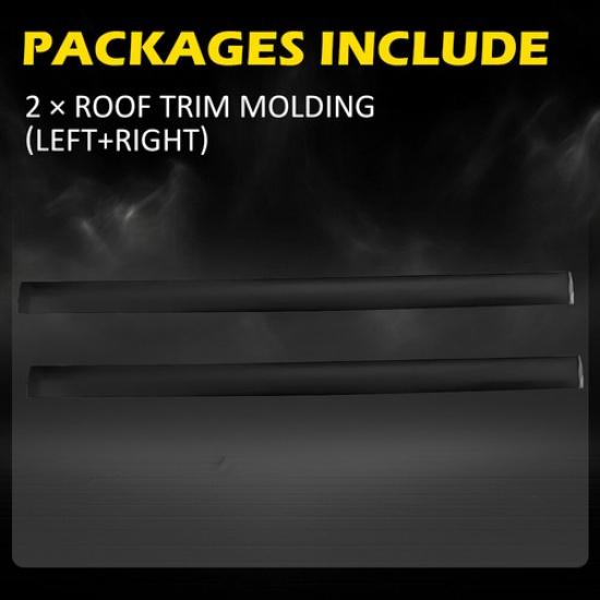 Roof Seal Rubber Trim Molding Cover Protector Guard For 2009-2016 Toyota Venza