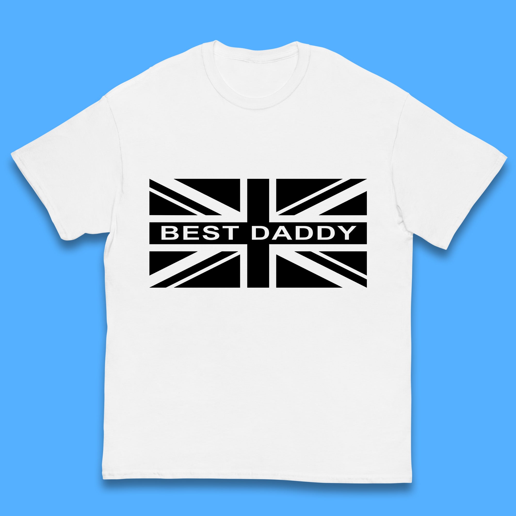 

Best Daddy Vintage Union Jack Great Britain United Kingdom England Flag Patriotic Dad Father s Day Kids T Shirt 120
