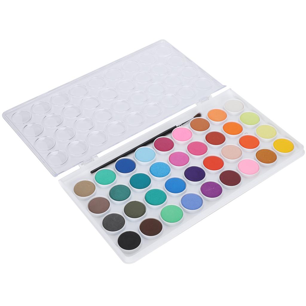 Set Vopsele Acuarelă 36 Culori Portabil Pigment Acuarelă Desen Artă Consumabile Vopsea