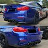 For BMW F80 M3 F82 F83 M4 2015-2020 Car Rear Diffuser Bumper Corner Spoiler Splitter Rear Lip Protector Guard Carbon Fiber Look