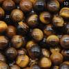 Perline Rotonde in Cristallo di Agata Senza Foro da 10mm - Materiale Semi-Prezioso per Gioielli Fai da Te