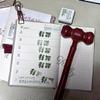 Inkpad Toy Wooden Hammer Tool Mini Judge Gavel Judge Stamp Hammer  Notebook Decoration