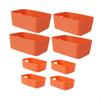 8 Pieces Cosmetics Case Organizer Makeup Vanity Holder Table Organizers Desk for Countertop