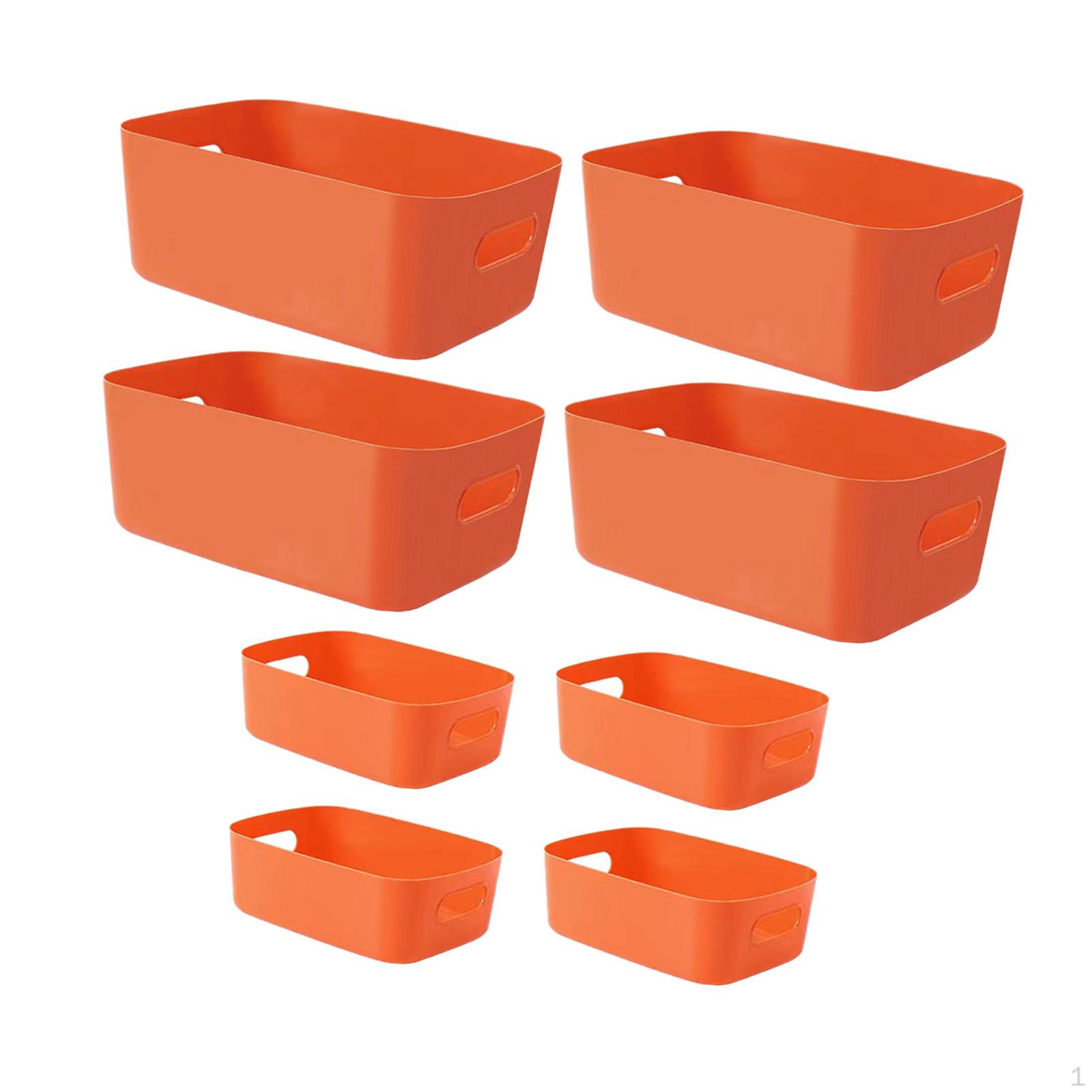 8 предметов органайзер для косметики держатель для туалетного столика органайзеры для стола для столешницы оранжевый 1684₽